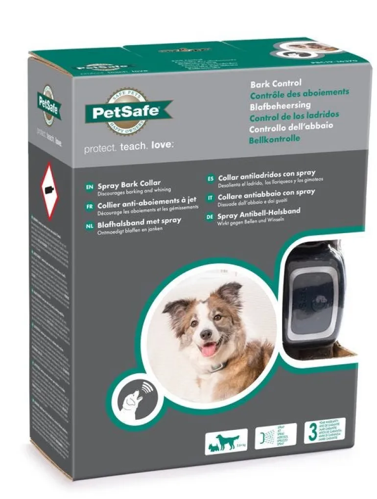 Collier anti-aboiement à spray rechargeable PETSAFE
