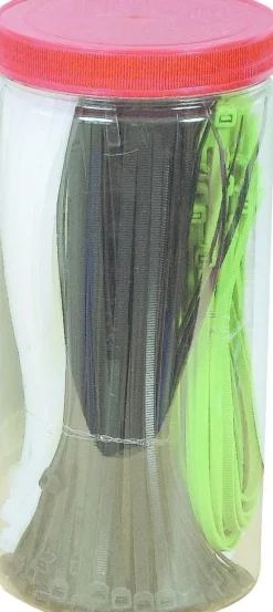 Collier nylon assortiment multicolore (x450)