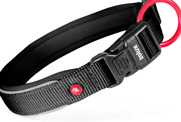 Collier pour chien nylon premium 15mm 25/30 cm noir ZOLUX