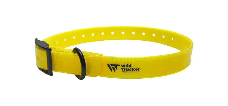 Collier pour chien X-PERT jaune 1,9x0,25x25 cm WildTracker