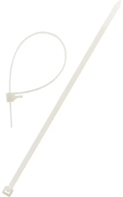 20 colliers de câblage 3,6x140mm blanc