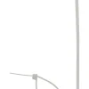 20 colliers de câblage 2,5x98mm blanc