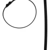 20 colliers 9x350mm noir