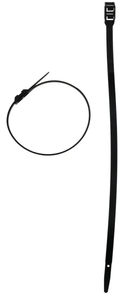 20 colliers 9x350mm noir