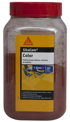 Colorant SikaCem Color rouge 800 g