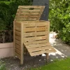 Composteur en bois Kale 80x100x100cm
