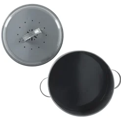 Composteur en métal anthracite 27x23,2x21,3 cm