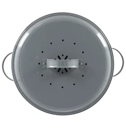 Composteur en métal anthracite 27x23,2x21,3 cm