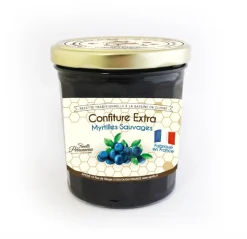 Confiture de myrtilles sauvages 375g