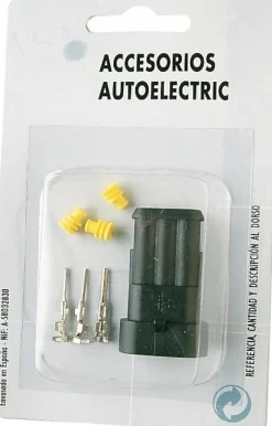 Connecteur étanche mâle complet 3 voies