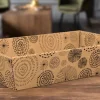 Corbeille kraft 37x28x07,3 cm noir