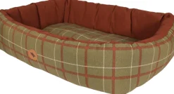 Corbeille chien Cosy Confort Highland T57 kaki/rouille