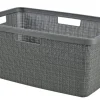 Corbeille à linge 46 L JUTE gris anthracite
