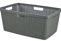 Corbeille à linge 46 L JUTE gris anthracite