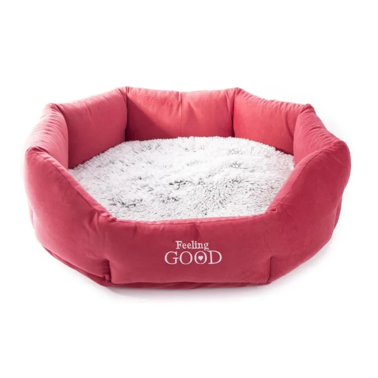 Corbeille pour petit chien Igloo ronde rouge MARTIN SELLIER