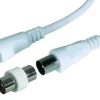 Cordon coaxial universel + adaptateur OPTEX