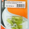 Cosse à fourche isolée thermorétractable jaune M5 (x10)