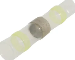 Cosse jonction bout à bout isolée thermo à souder jaune(x10)