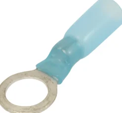 Cosse à oeil isolée thermorétractable bleue M4 (x10)