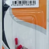 Cosse plate mâle isolée rouge 6,3X0,8 (x10)