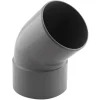 Coude PVC évacuation 45° mâle/femelle Ø80