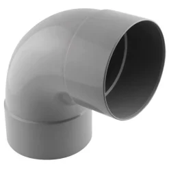 Coude PVC évacuation 87° femelle/femelle Ø125
