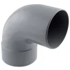 Coude PVC évacuation 87° mâle/femelle Ø125