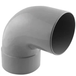 Coude PVC évacuation 87° mâle/femelle Ø125