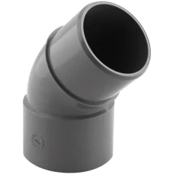 Coude PVC évacuation 45° mâle/femelle Ø50