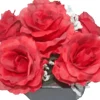 Coupe funéraire de roses H 20 Ø 20 cm
