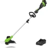 Coupe-bordures avec batterie 48V + 1 chargeur GREENWORKS