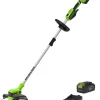 Coupe bordures à batterie 48V 33cm Brushless 2Ah GREENWORKS