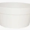 Coupe Chicago + Soucoupe clipsée Ø30cm blanc