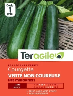 Courgette Verte non Coureuse des Maraîcher 5g TERAGILE