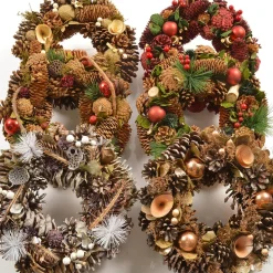 Couronne décorée de Noël Ø30 cm
