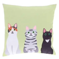 Coussin d'extérieur motif chats