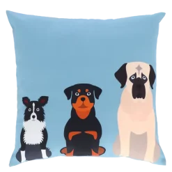 Coussin d'extérieur motif chiens