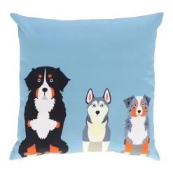 Coussin d'extérieur motif chiens