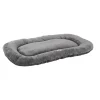 Coussin ovale antidérapant 95 x 60 cm gris