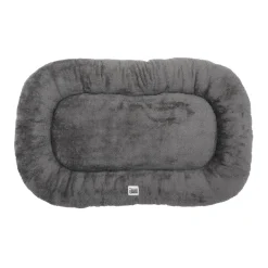 Coussin ovale antidérapant 95 x 60 cm gris