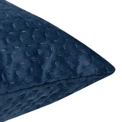 Coussin 40x40cm déhoussable carlie bleu marine