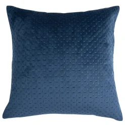 Coussin 40x40cm déhoussable carlie bleu marine