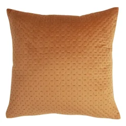 Coussin 40x40cm déhoussable carlie rouille
