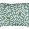 Coussin déco éclat Emeraude bleu 50x30 cm