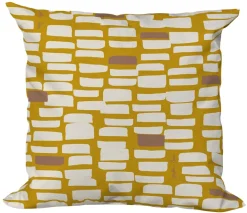 Coussin déco Hava cumin 40x40 cm