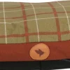 Coussin déhoussable One confort Hightland T100 kaki/rouille