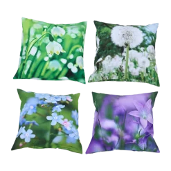 Coussin extérieur printemps S 40x40x13 cm - Vendu à l'unité