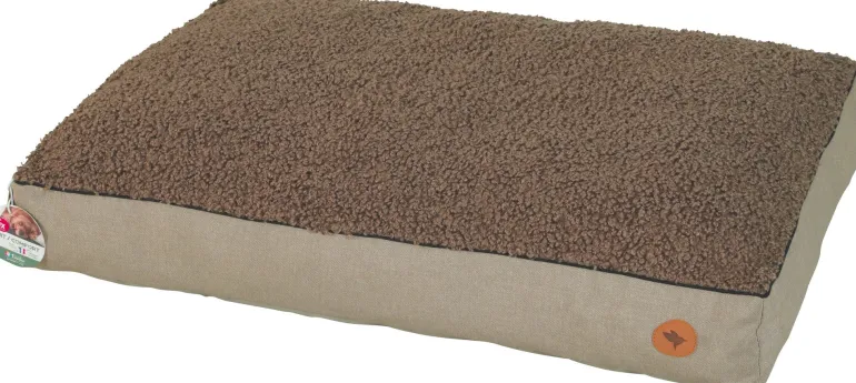 Coussin ouatine déhoussable Billy 110 cm marron ZOLUX