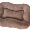 Coussin Ovaly taupe 100x70 cm