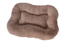 Coussin Ovaly taupe 80x55 cm